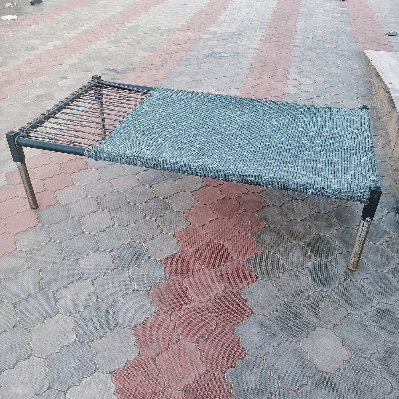 Jind Handwoven Charpai (Traditional Cot with Baan Weaving)